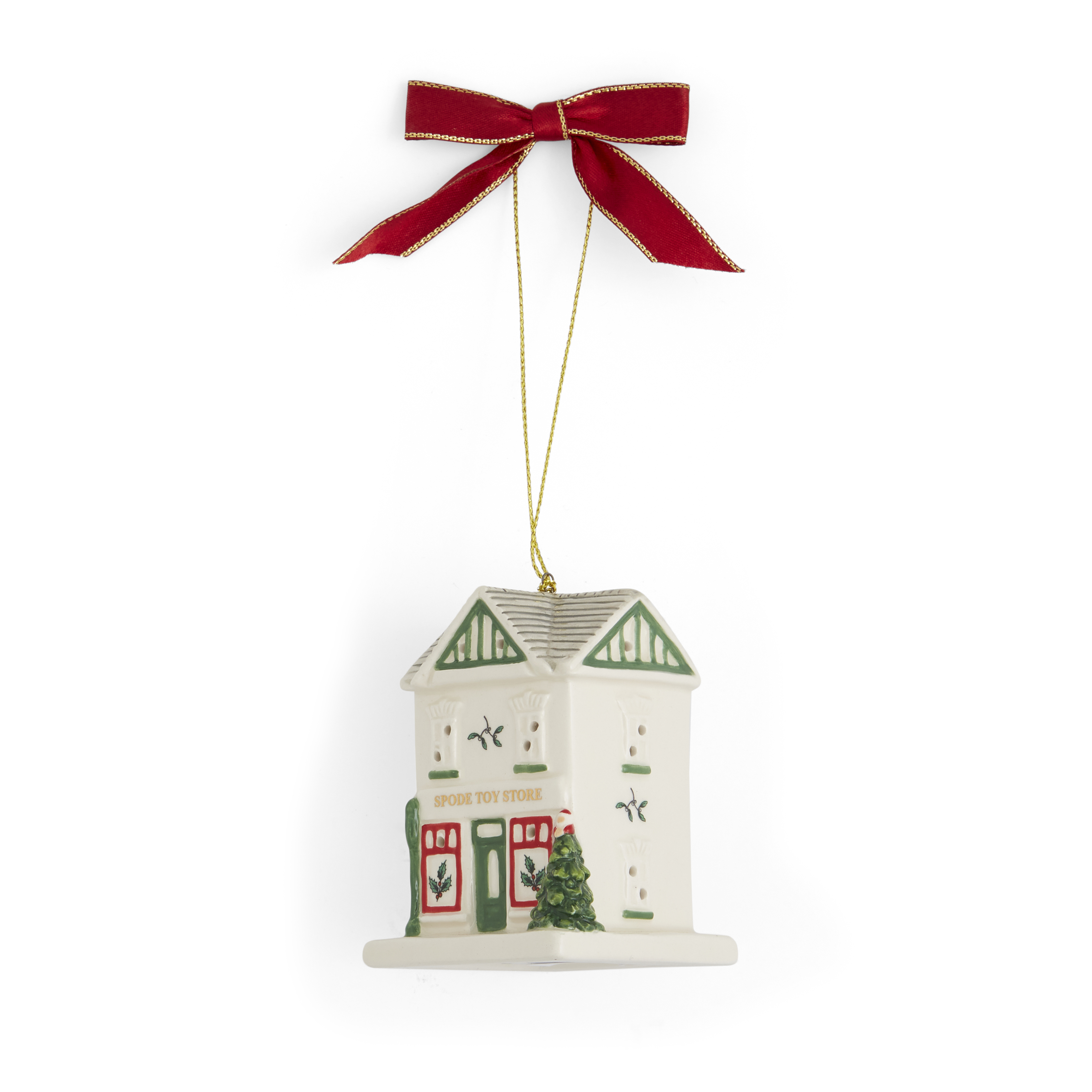 Christmas Village Toy Store LED Ornament image number null